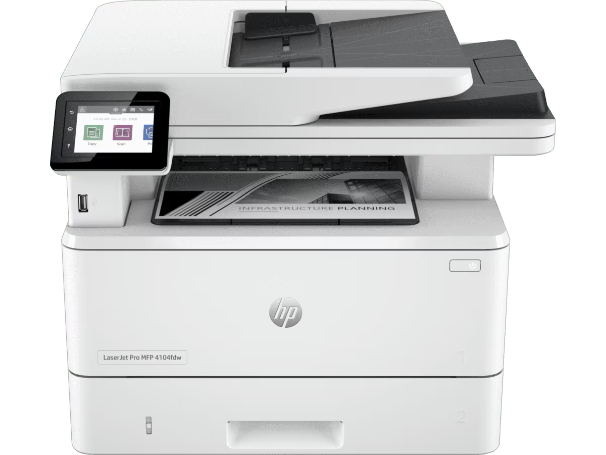 HP LaserJet Pro 4104FDW MFP Printer | Print, Copy, Scan and fax for Home and Office - | Buy Online at Shwetha Computers