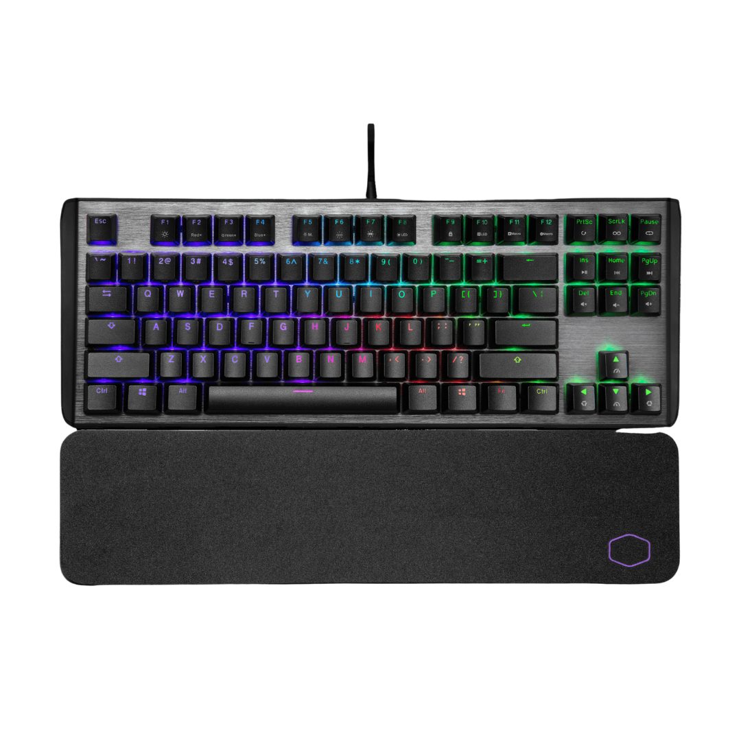 Cooler Master CK530 V2 Tenkeyless Mechanical Keyboard RGB Red/Blue/Brown Switch 1000Hz 1ms 32bit Cortex M3 512KB 2-Year Warranty