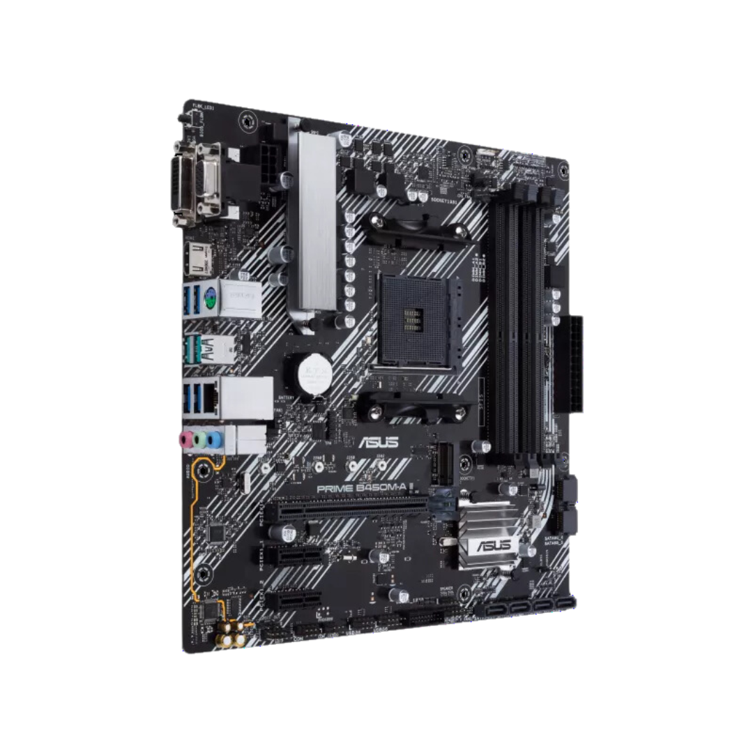 ASUS B450 MA PRIME II Motherboard for 3rd/2nd/1st Gen AMD Ryzen CPUs