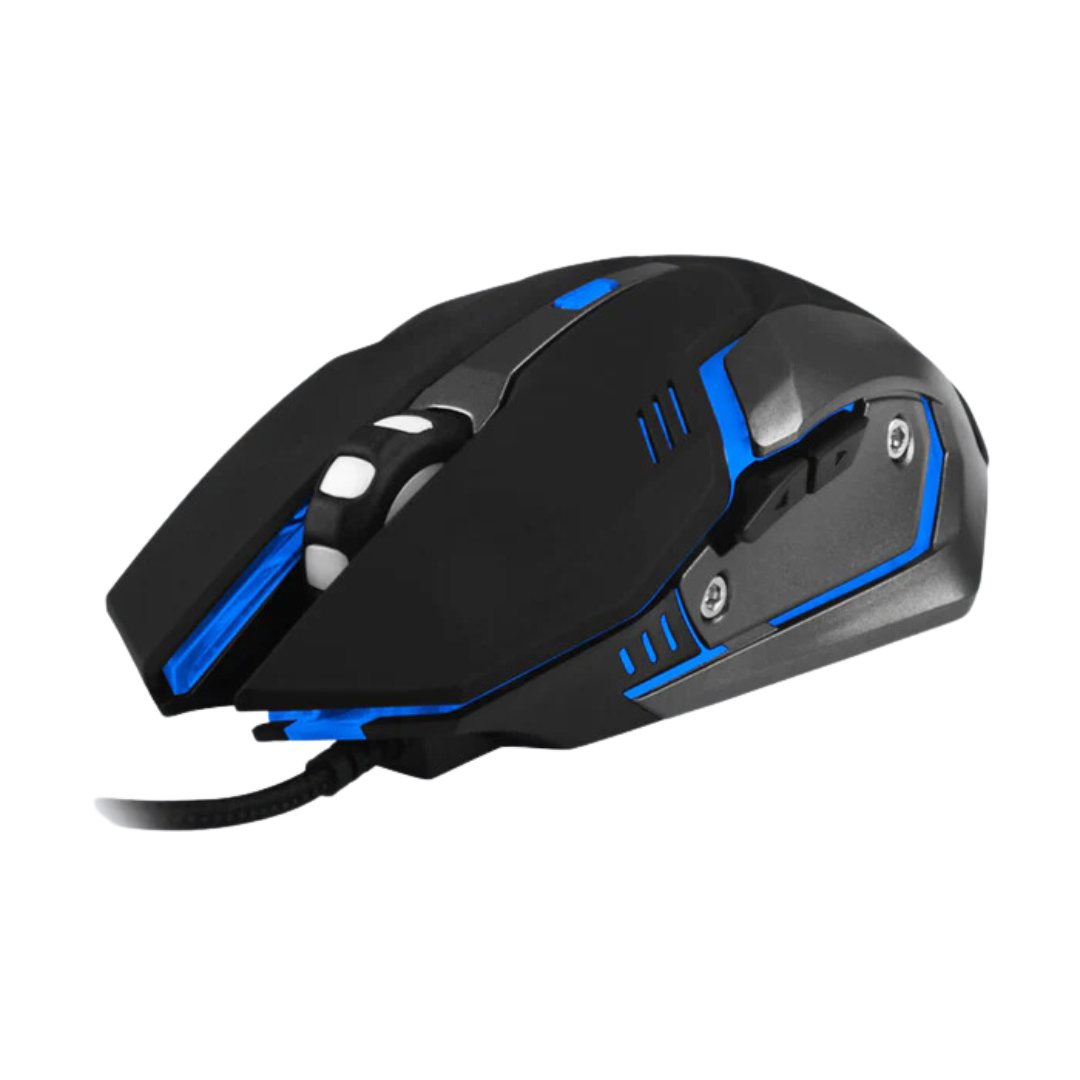 Zebronics Optical USB Gaming Mouse (Transformer-M Black) - 6 Button, 2400/3600 DPI, Braided Cable