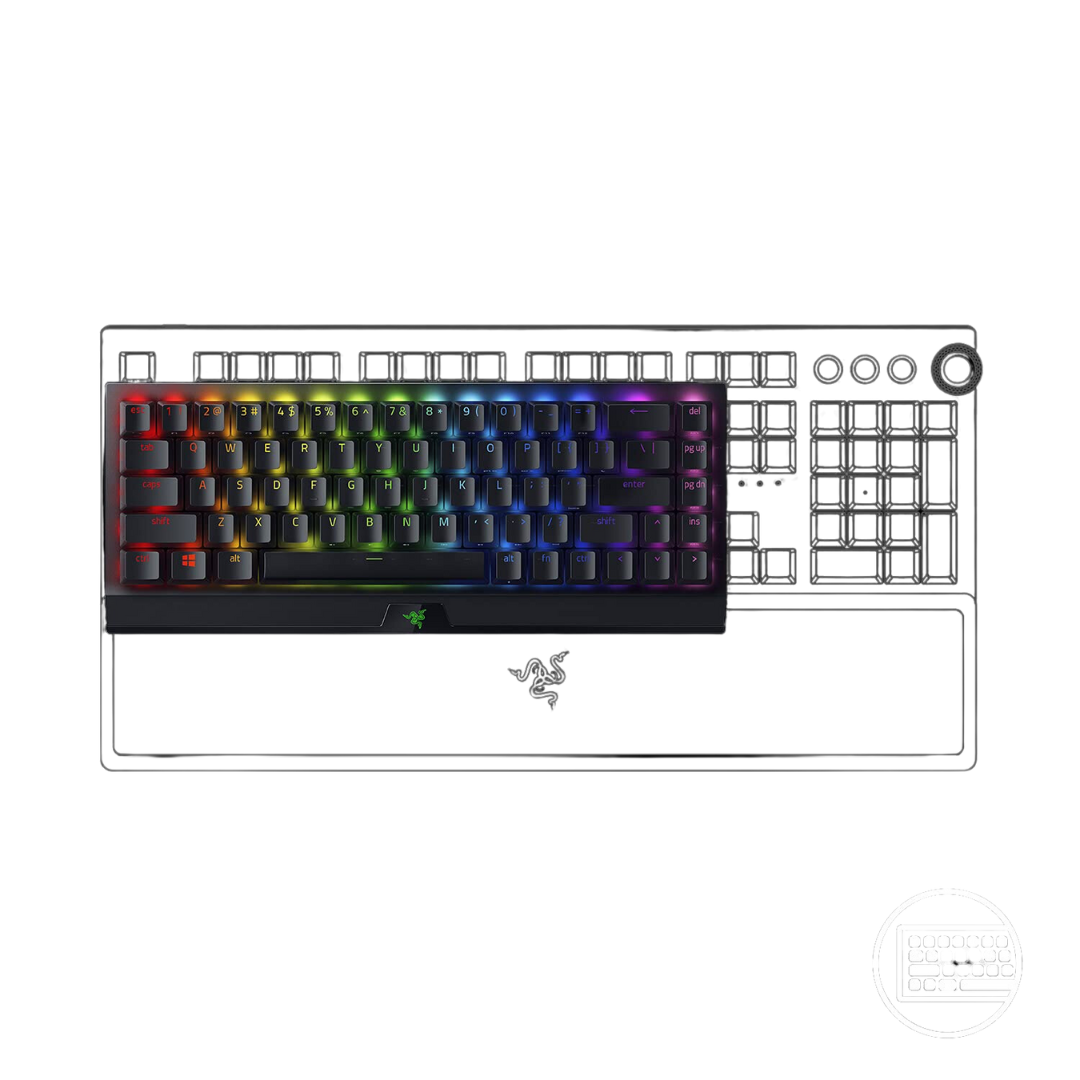 Razer BlackWidow V3 Mini Hyperspeed 65% Wireless Mechanical Keyboard