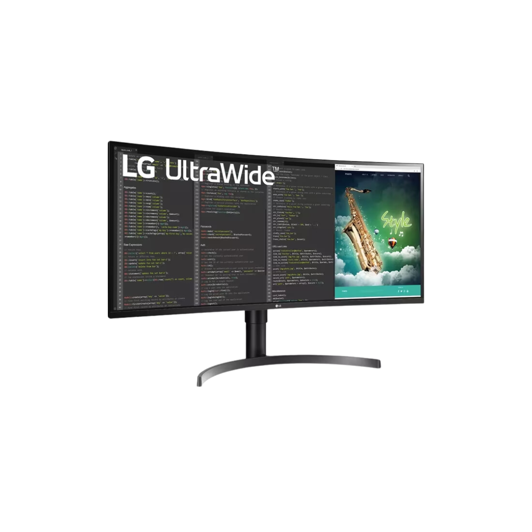 LG UltraWide 35WN75C Curved Monitor with 3440 x 1440 Resolution and 21:9 Aspect Ratio