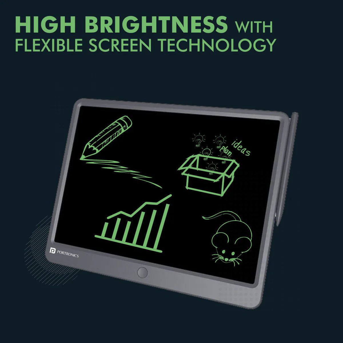 PORTRONICS Ruffpad 15