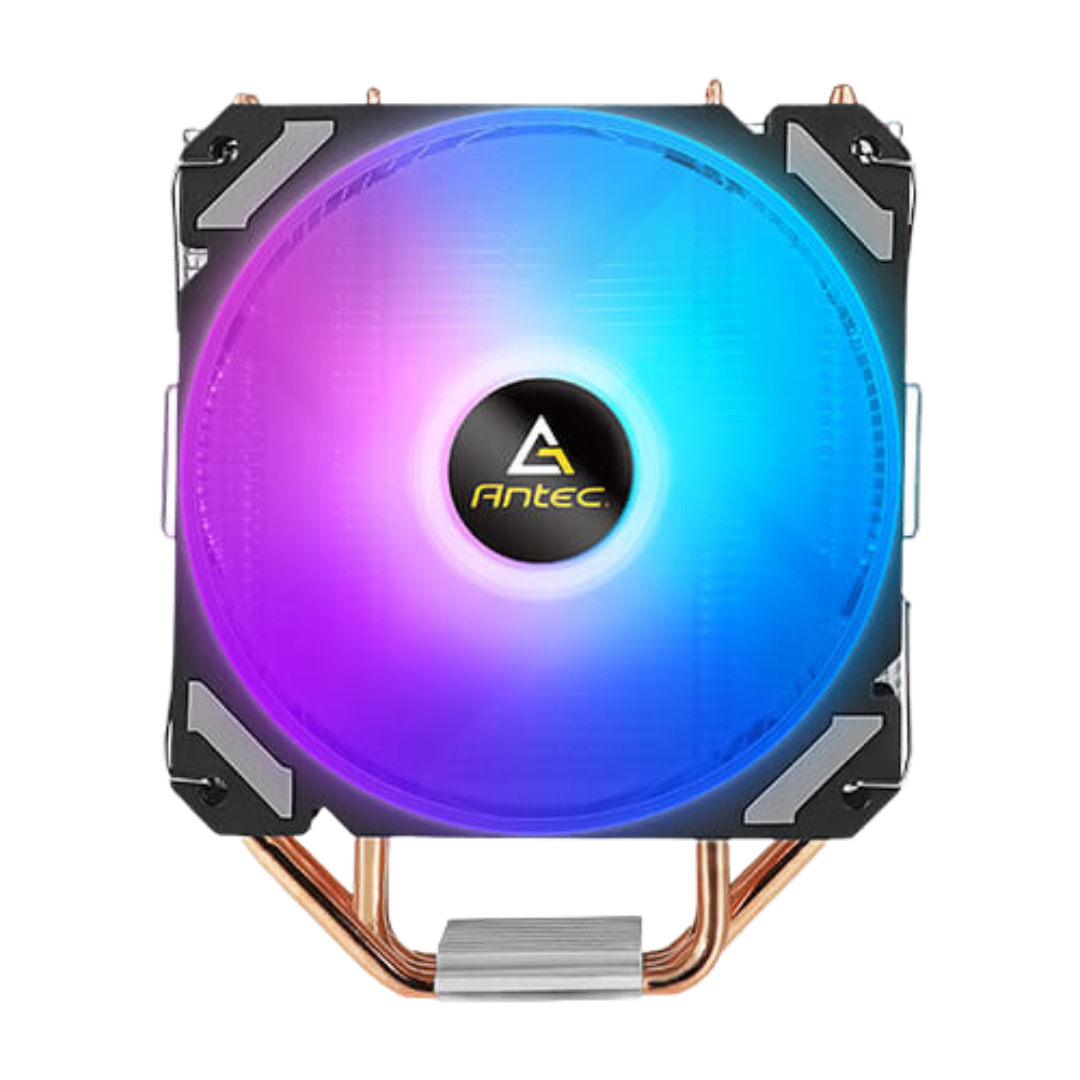 Antec A400i CPU Cooler 128x76x155mm 12VDC 0.16A ?6mm 4 Heat Pipes 1 year warranty 0-761345-10913-0 150W