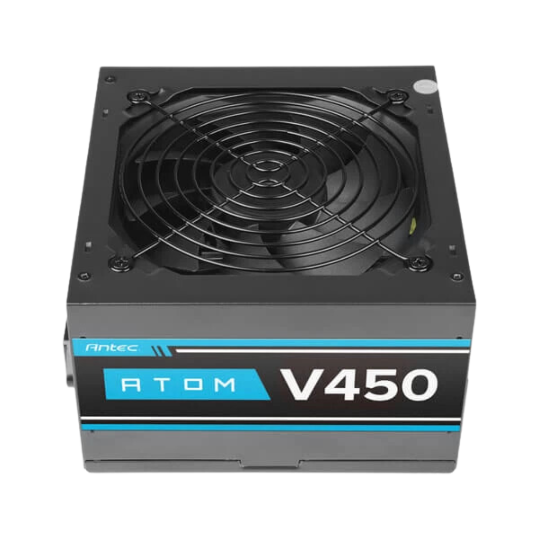 Antec Atom V450 450W Power Supply - ATX, 230V Input, OVP,OCP,SCP,NLO protection, 120mm Silent Fan