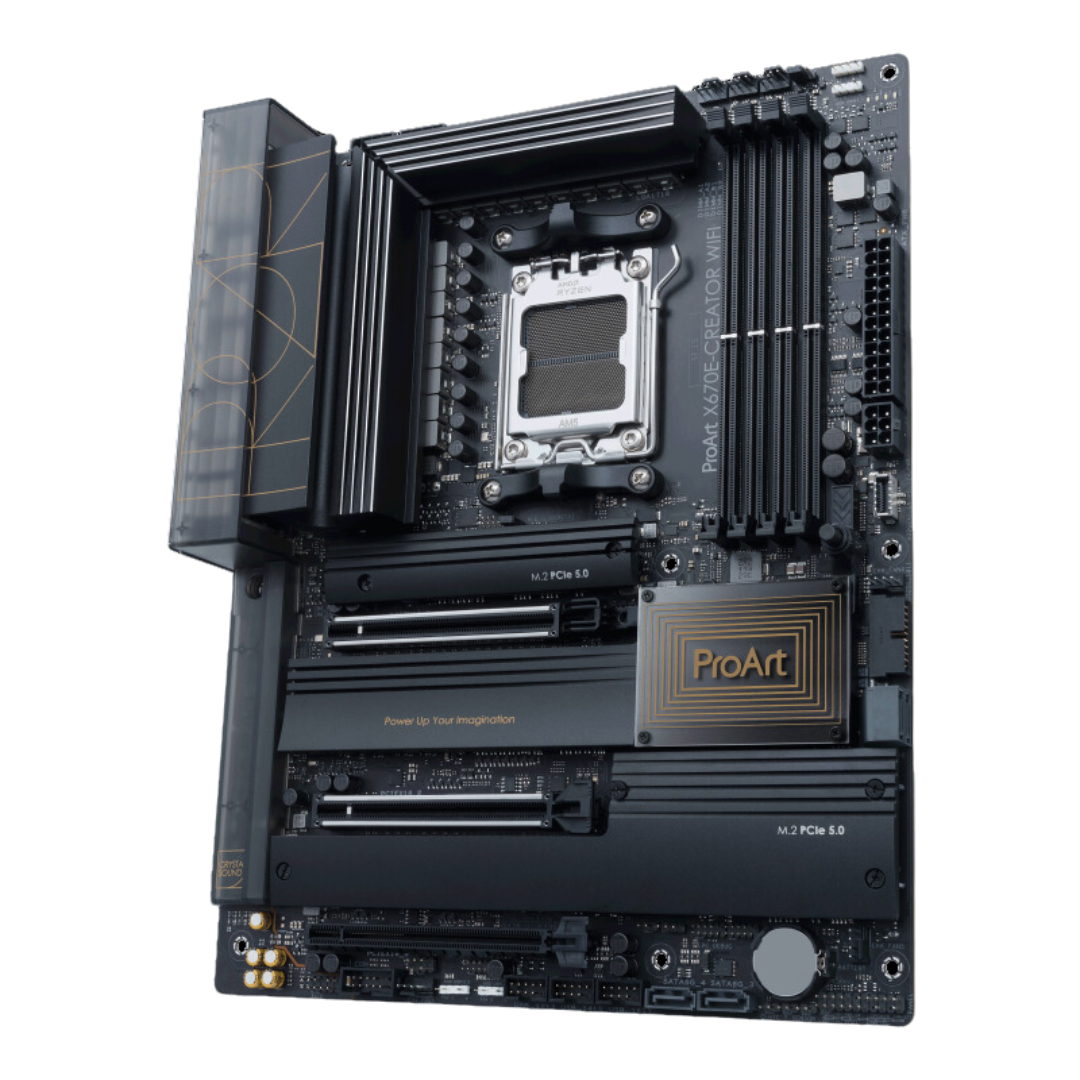 Asus ProArt X670E Creator WiFi Motherboard with AMD Socket AM5 and AMD X670 Chipset