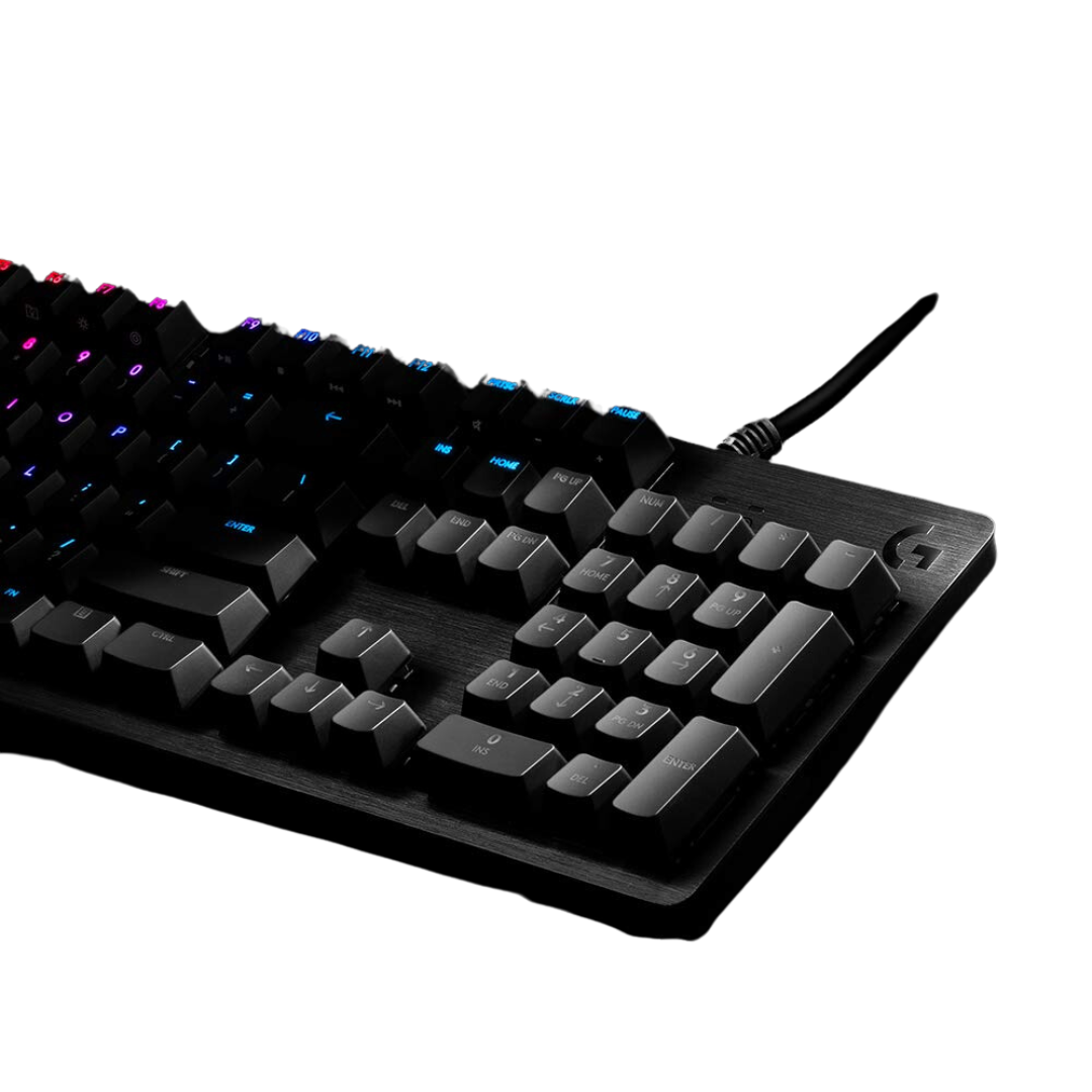 Logitech G 512 RGB Mechanical Gaming Keyboard, GX Blue Switches, USB 2.0, Backlit, Programmable Keys