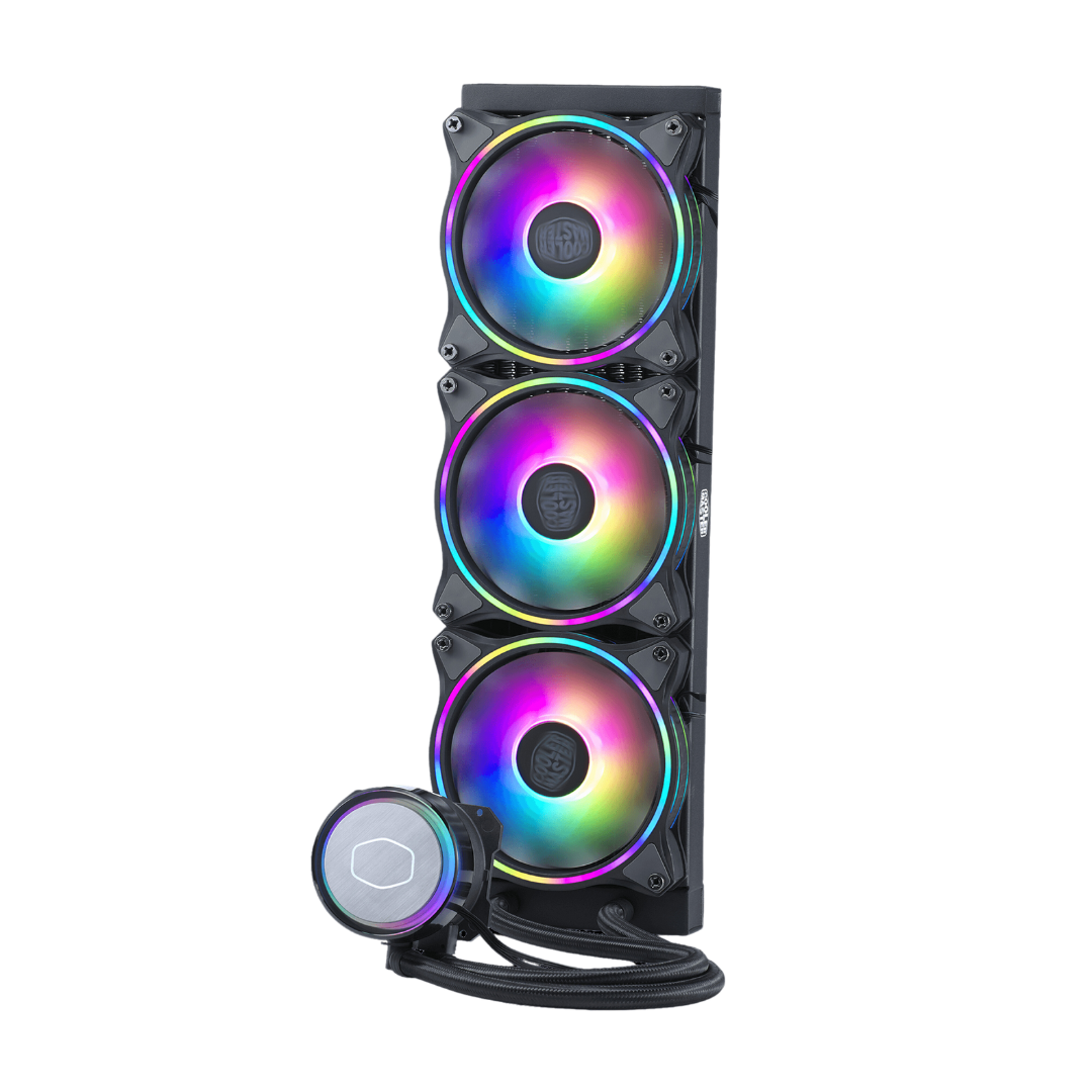 Cooler Master ML360 Illusion Liquid Cooler - Addressable Gen 2 RGB LED, Aluminum Radiator, 3-Pin Pump Connector, 3 Years Warranty