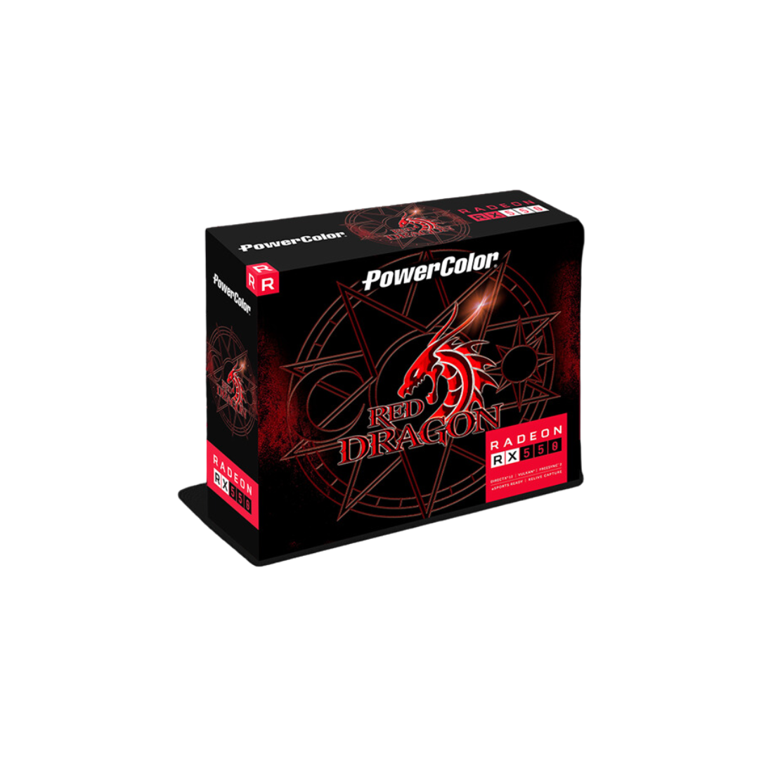PowerColor RX 550 4GB Red Dragon Graphics Card