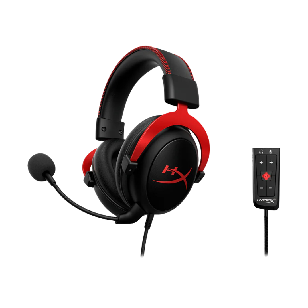 HyperX Cloud II Gaming Headset with 53mm Drivers and Noise-Cancelling Microphone