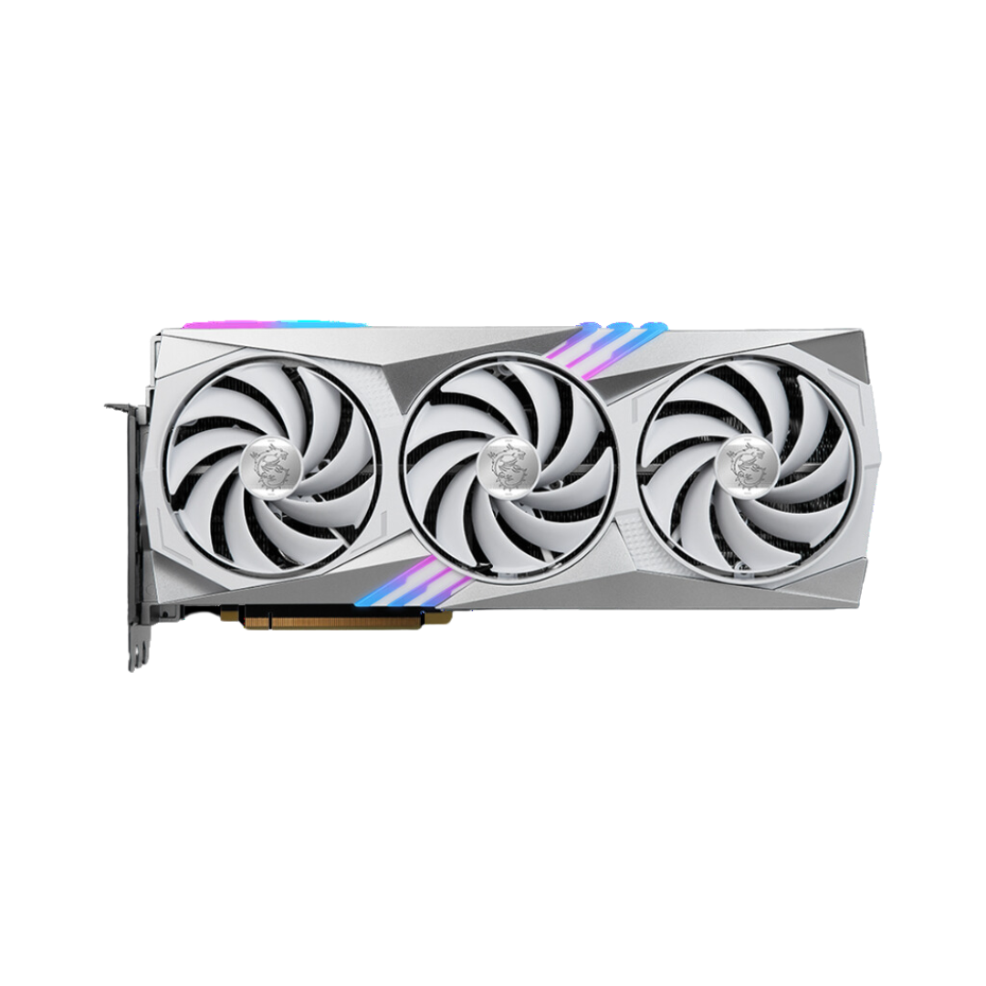 MSI GeForce RTX 4070 Ti GAMING X TRIO WHITE 12G - Extreme Performance 12GB GDDR6X