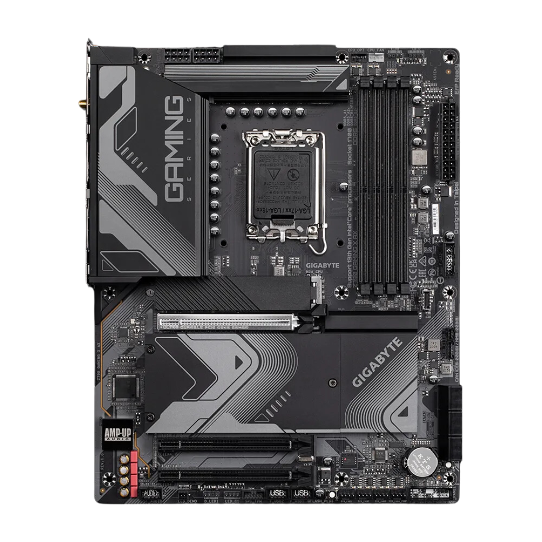 GIGABYTE Z790 Gaming X AX Motherboard, LGA1700 Socket, DDR5 7600(O.C.), 2.5GbE LAN, WiFi 6E, PCIe 5.0, NVMe RAID