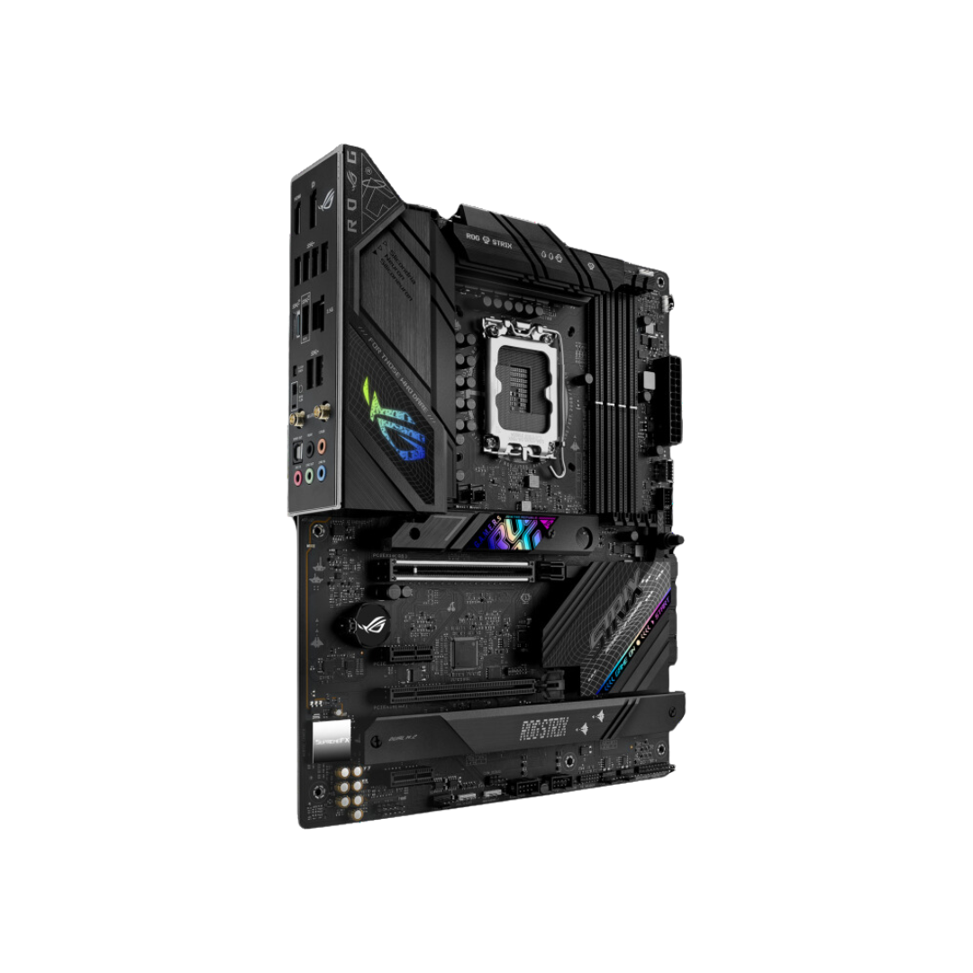 Asus ROG Strix B760-F Gaming WIFI Motherboard, Intel LGA1700 Chipset, DDR5 7800MHz, 3M.2 Slots, Wi-Fi 6E, USB 3.2 Gen 2x2