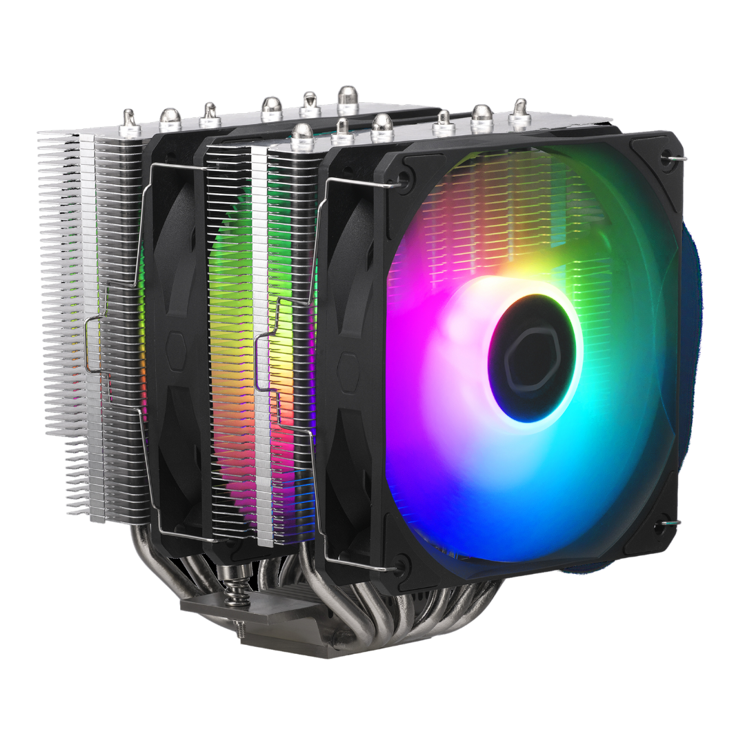 Cooler Master Hyper 620S AIR Cooler - 6 Heat Pipes/Addressable RGB/71.93 CFM/2 Years Warranty