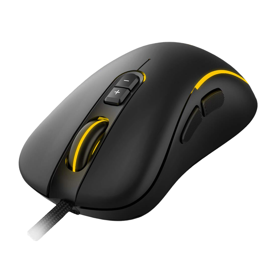 Ant Esports GM270W Gaming Mouse - 3200 DPI Optical Sensor, Multi Color Illumination, Rubber Coating, 1 Year Warranty