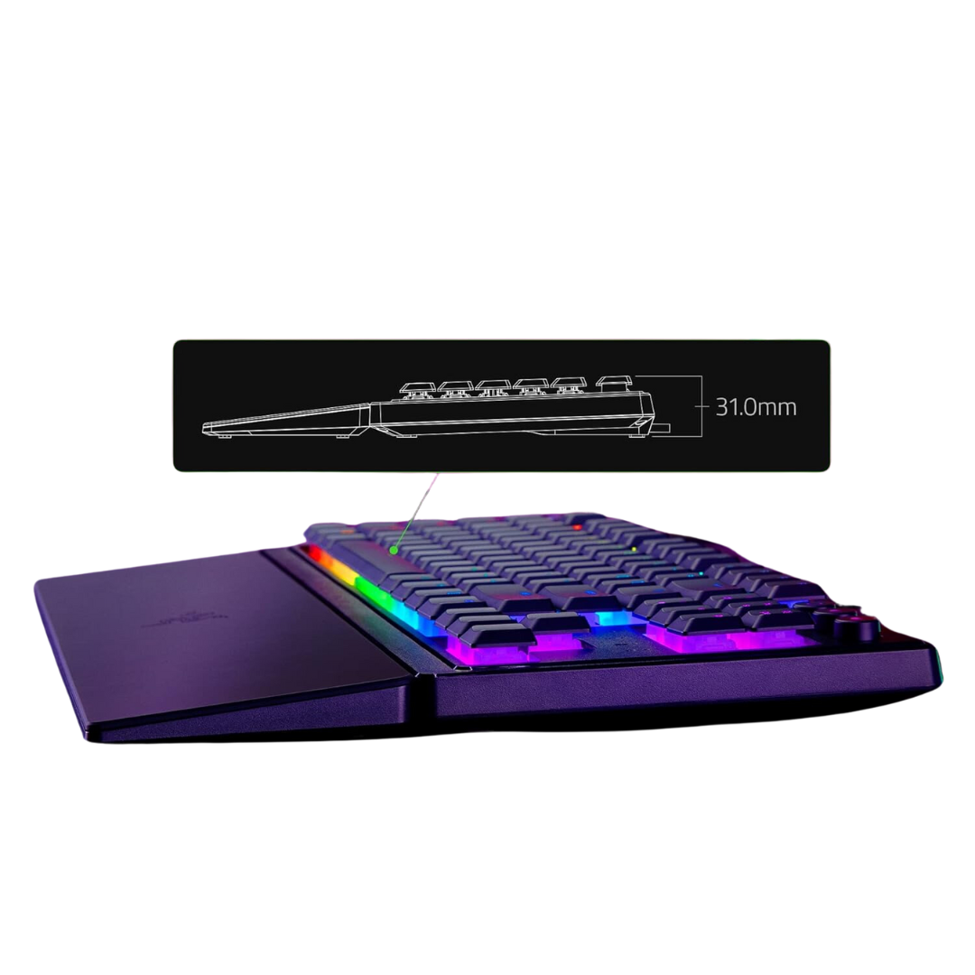 Razer Ornata V3 Tenkeyless Gaming Keyboard - Mecha-Membrane Switches, Razer Chroma RGB, Tactile, Spill-Resistant