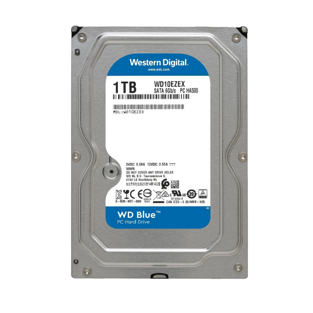 WD Blue 1TB SATA Internal Hard Drive CMR 7200 RPM 64MB Cache - WD10EZEX