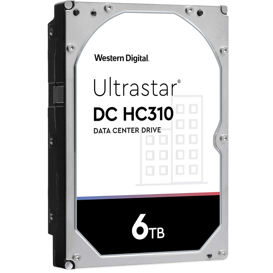 Western Digital HDD WD Ultrastar 6tb - HUS726T6TALE6L4 6TB SATA 7200 RPM 256MB Cache CMR SE 5-Year Warranty 147mm x 101.6mm x 26.1mm