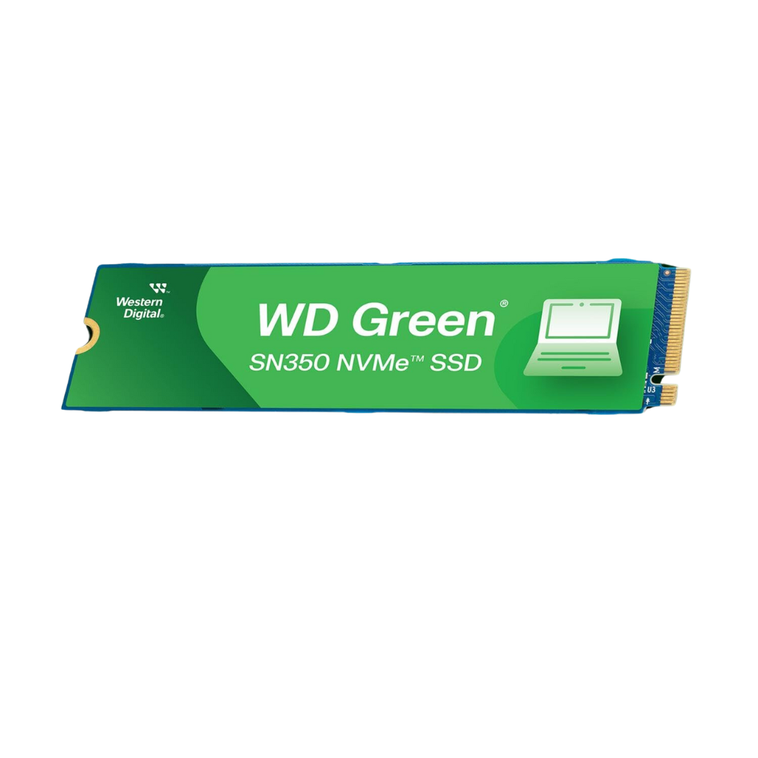 WD Green SN350 480GB NVMe SSD - PCIe Gen3, 3D NAND, 1500MB/s, 300K IOPS
