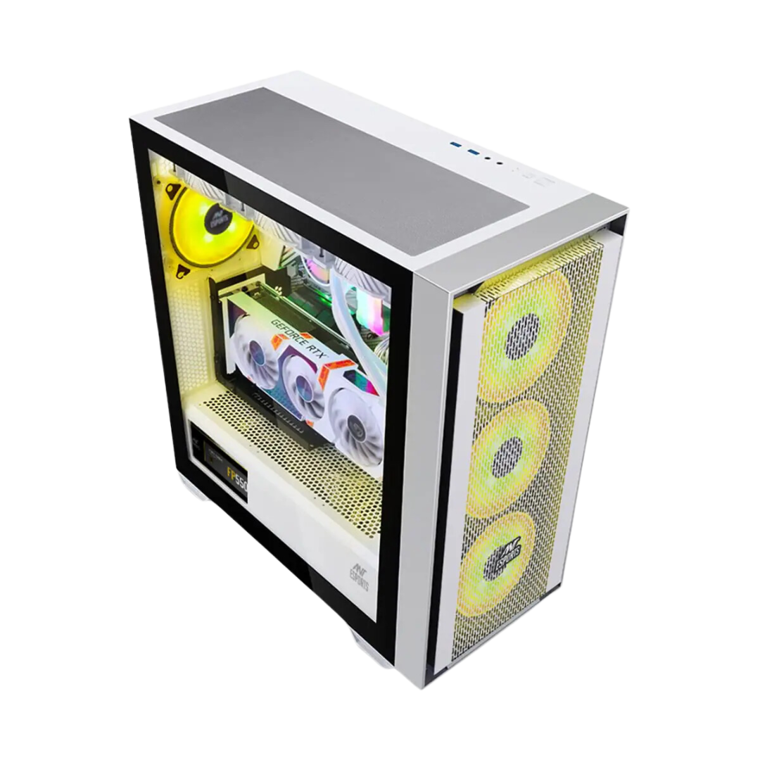 Ant Esports 690 Air White E-ATX ATX Micro-ATX Mini ITX Cabinet