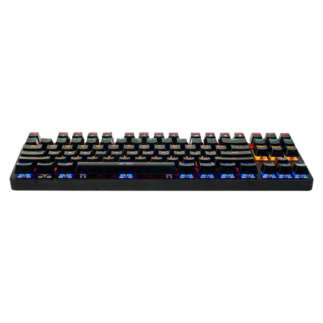 Ant Esports MK1000 Mechanical Gaming Keyboard Black LED Win10 iOS 87 Keys Aluminum ABS 1 Year Warranty