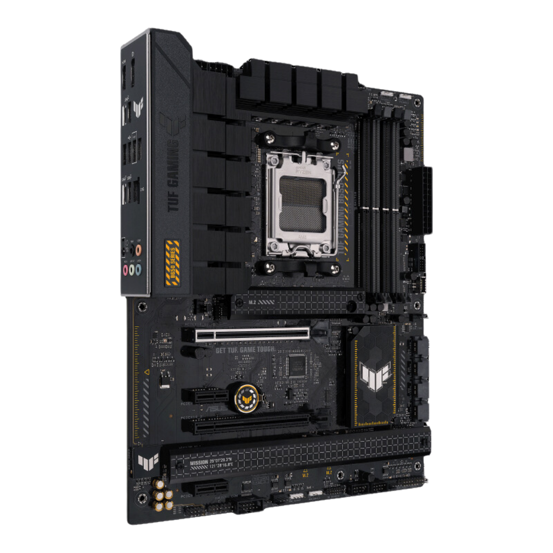 ASUS TUF Gaming B650 Plus Motherboard with AMD Socket AM5, DDR5 7600+ Support, 2.5Gb Ethernet, Aura Sync, BIOS FlashBack Button, ATX Form Factor