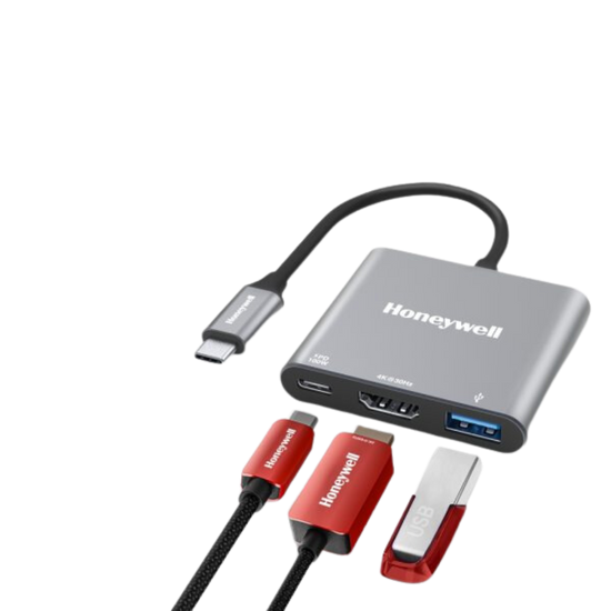 Honeywell Type C to HDMI Adapter with PD Charging & USB 3.0 - 100W, 5Gbps