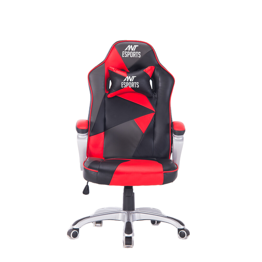 Ant Esports 8077-RED Gaming Chair with Metal Frame and Butterfly Mechanism, 90-135 Degree Adjustable Backrest