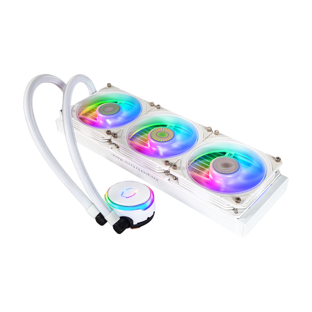 Cooler Master 360mm Liquid Cooler PL360 Flux White