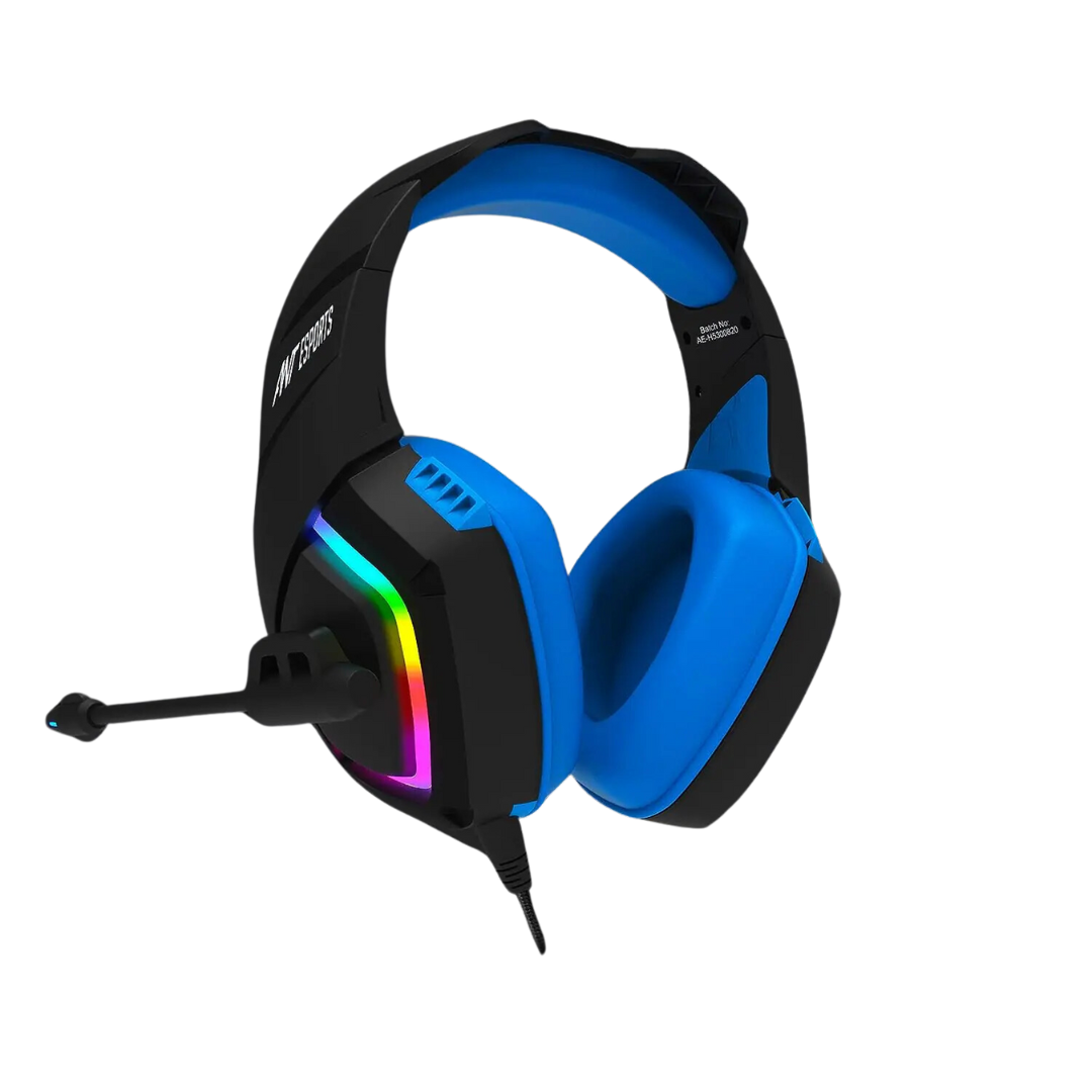 Ant Esports H530 RGB Gaming Headset - 40mm Speaker, 20Hz-20Khz Frequency, 32? Impedance