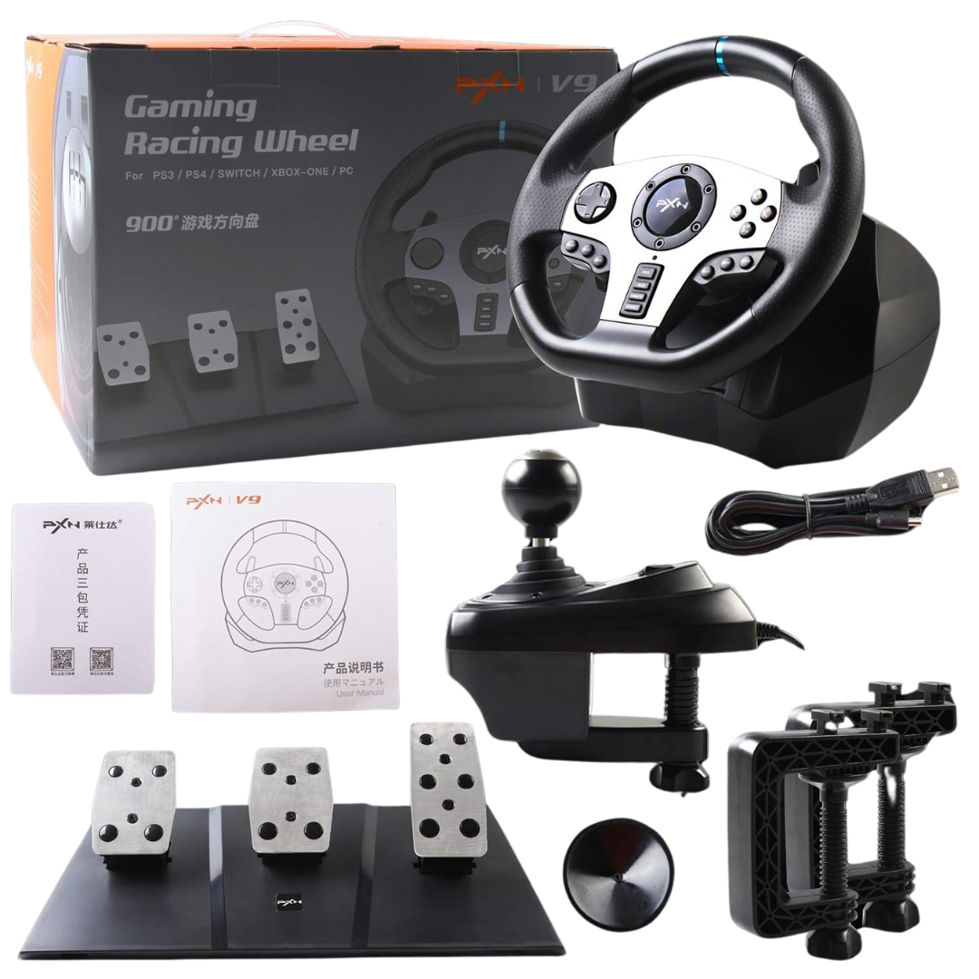 PXN V9 270/900° Adjustable Racing Wheel