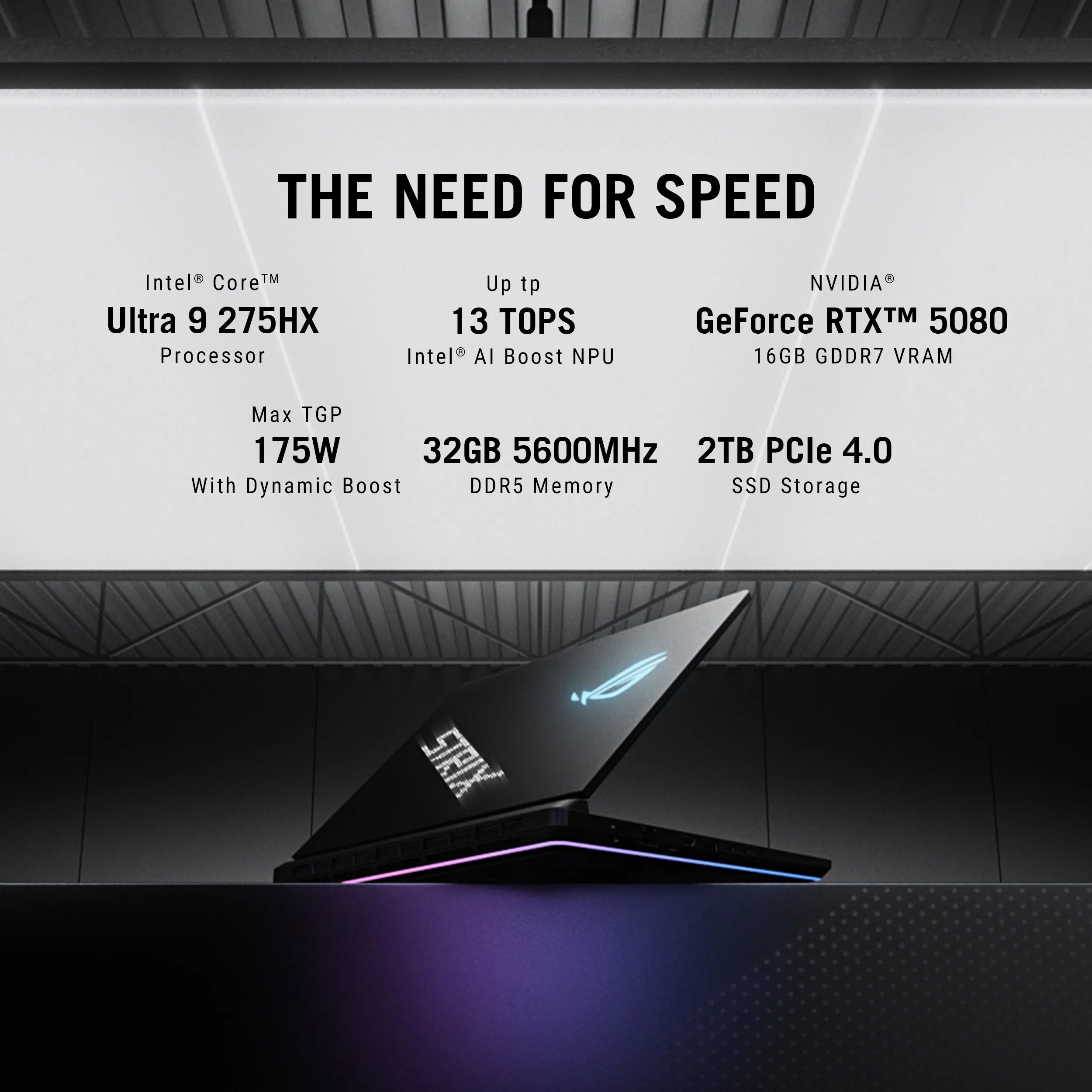 Asus ROG Strix SCAR 16, Gaming Laptop, Intel Core Ultra 9 275HX, RTX 5080 GPU, 32GB, 2TB PCIe 4.0 NVMe M.2 Performance SSD, 40.64 cms (16), 2.5K, G635LW-RW157WS - | Buy Online at Shwetha Computers