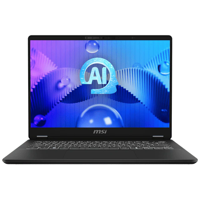 MSI Prestige 14 AI Evo Gaming Laptop Intel Core Ultra 5 125H processor, Intel Arc Graphics, 8x2GB, 512GB SSD, 14