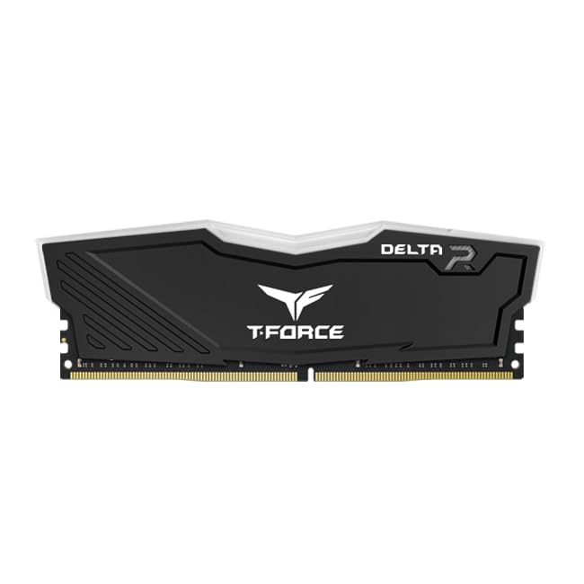 TEAMGROUP T-Force Delta RGB CL16 DDR4 16GB (8GBx2) 3200MHz Desktop RAM (Black) - | Buy Online at Shwetha Computers