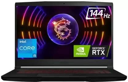 MSI Thin GF63 Gaming Laptop Intel Core i5-12450H processor, NVIDIA GeForce RTX 2050, 8GB, 512GB SSD, 15.6