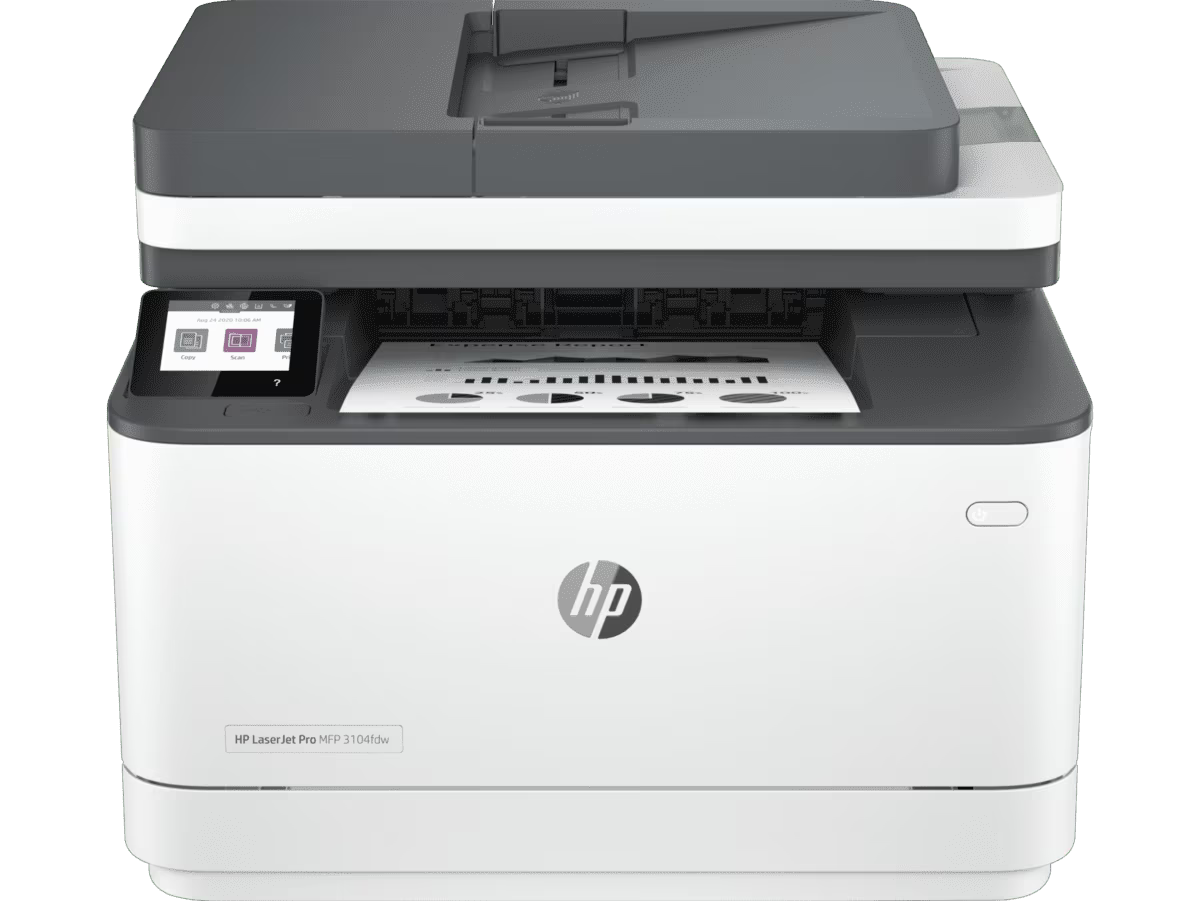 HP LaserJet Pro 3104FDN MFP Printer | Print, Copy, Scan, fax, ADF and Duplex for Home and Office - | Buy Online at Shwetha Computers