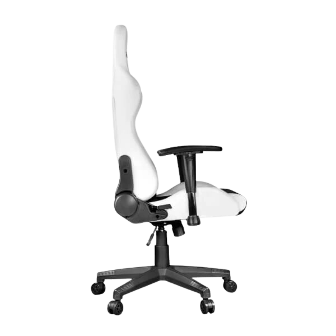 GALAX 04 White PVC Leather Chair - 90-180° Recline - SGS Certified 100mm Class 3