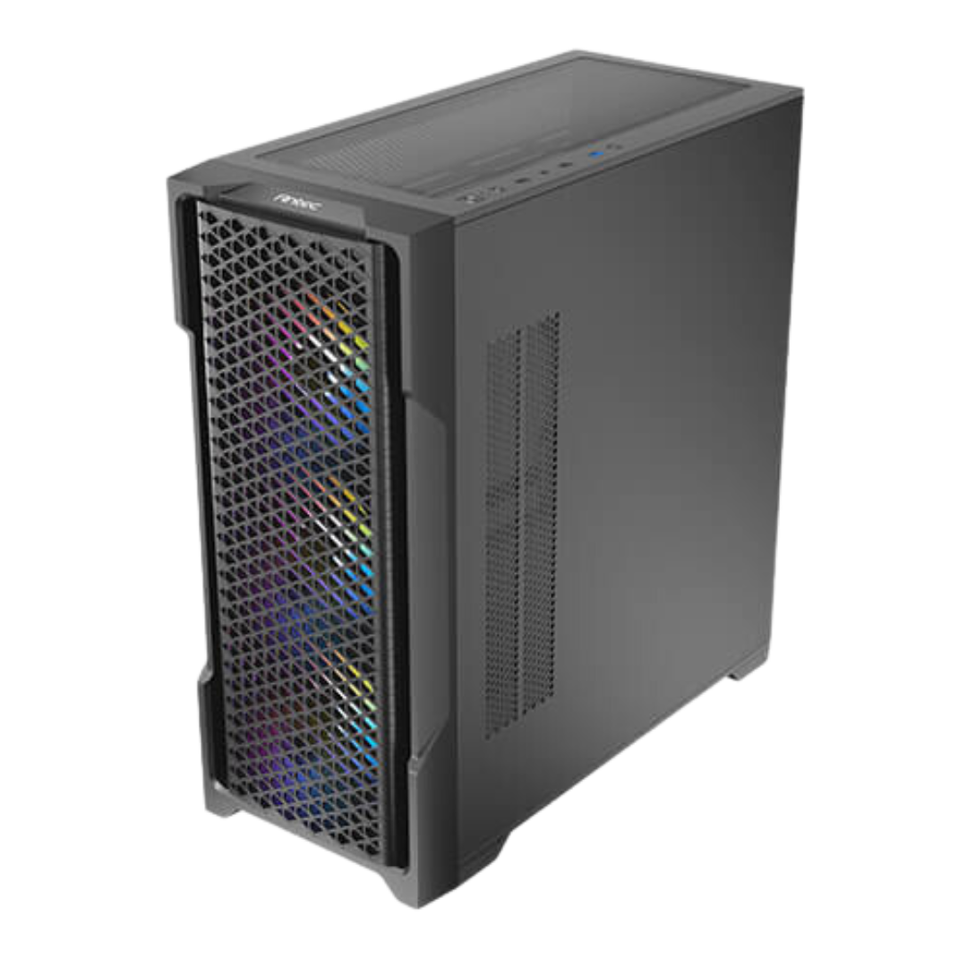 Antec AX90 Gaming Case, Mid Tower, Steel + Plastic, ATX, M-ATX, ITX, 3 x 120mm Front Fan Support, Max GPU Length ? 385mm, 0-761345-10063-2