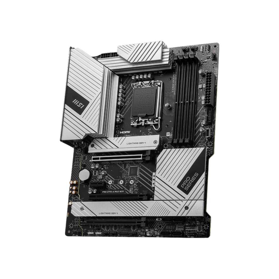 MSI PRO Z790-A Max Wifi: Intel Z790, DDR5, PCIe 5.0, Wi-Fi 7, 2.5G LAN, Windows 11 Support