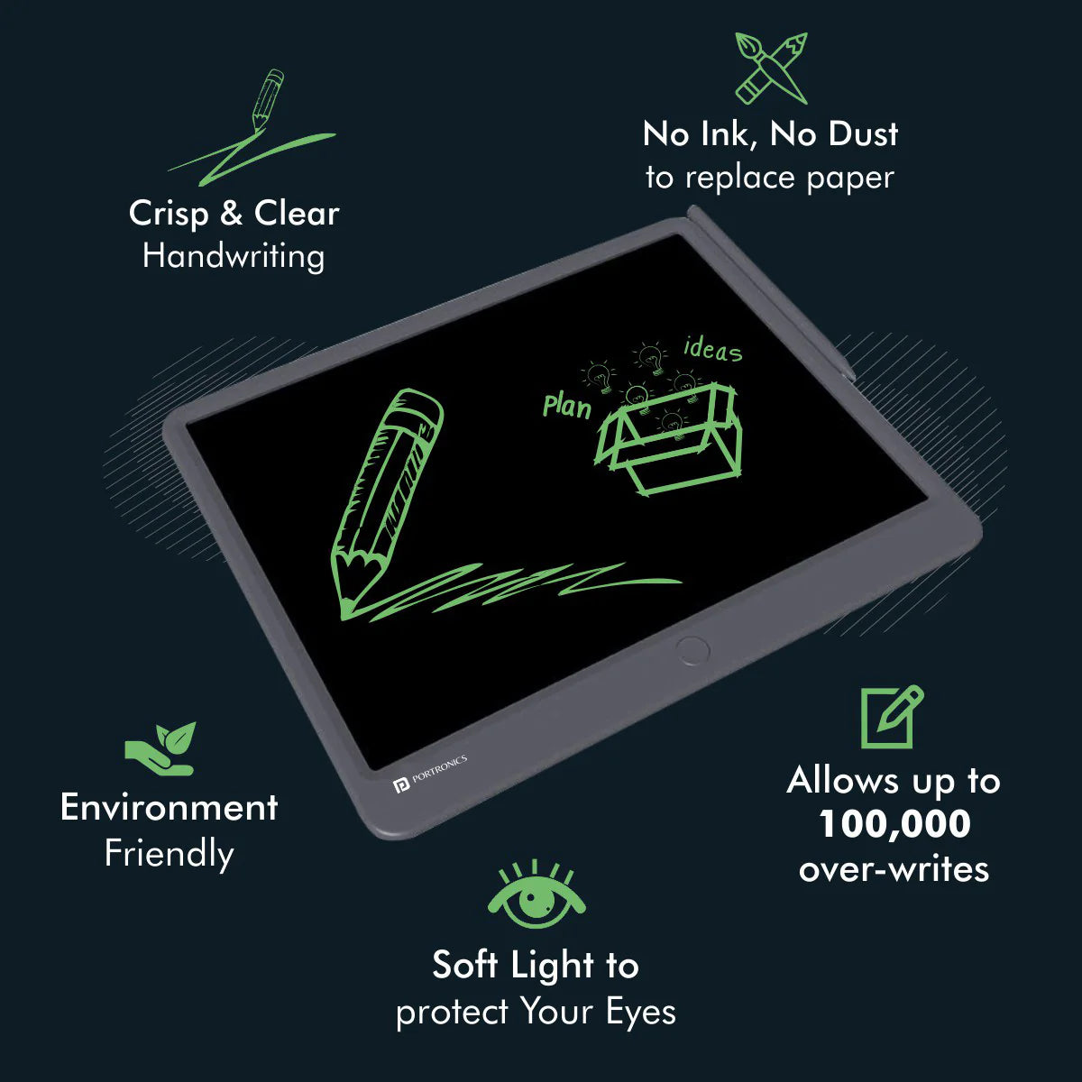 PORTRONICS Ruffpad 15