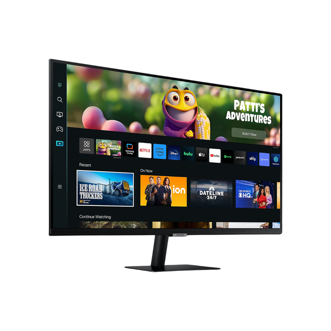 Samsung LS27CM500EWXXL 27" Smart Monitor with 1 Billion Color, HDR10, WIFI, Bluetooth, Spk10W, Office365, Apple Airplay, Google duo