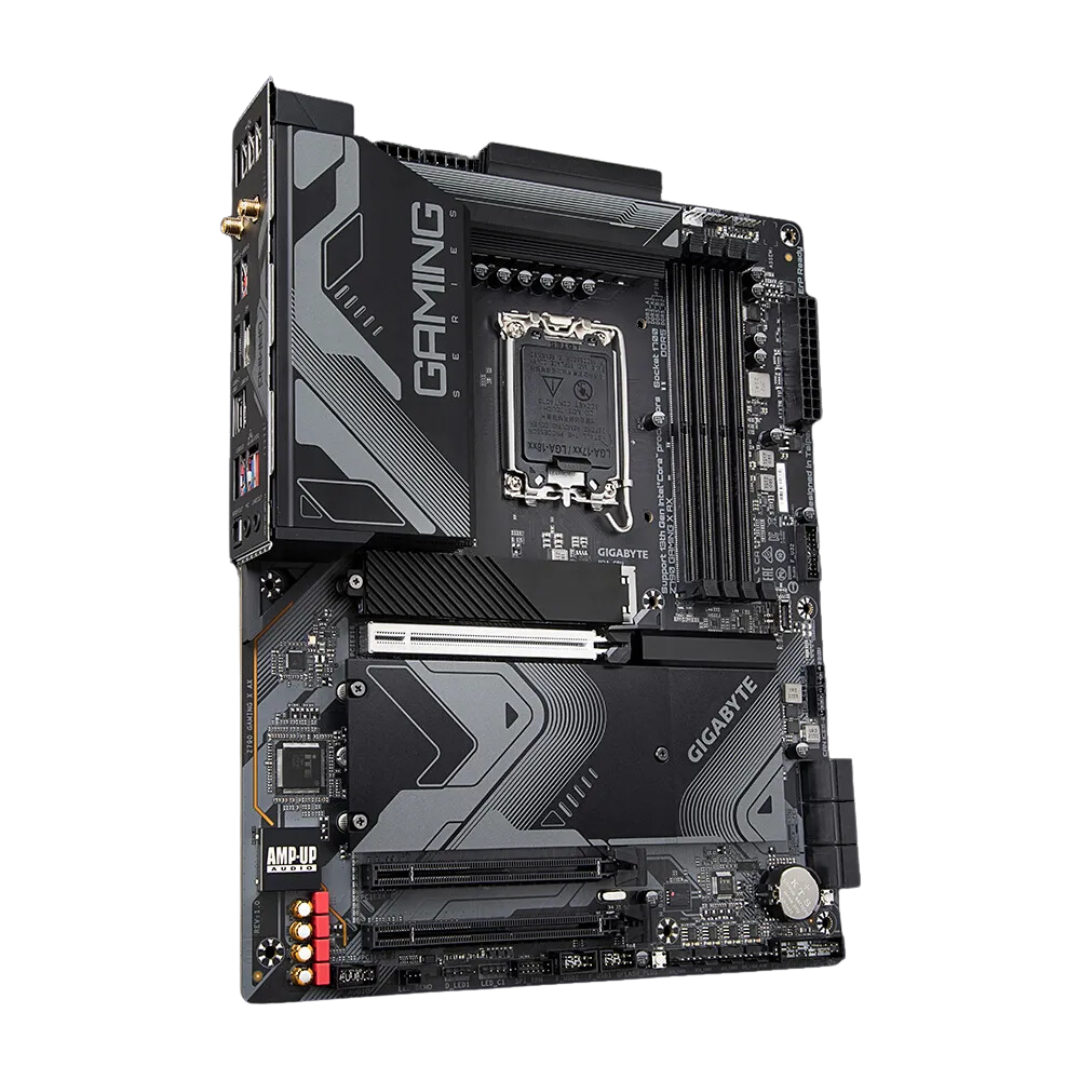 GIGABYTE Z790 Gaming X AX Motherboard, LGA1700 Socket, DDR5 7600(O.C.), 2.5GbE LAN, WiFi 6E, PCIe 5.0, NVMe RAID