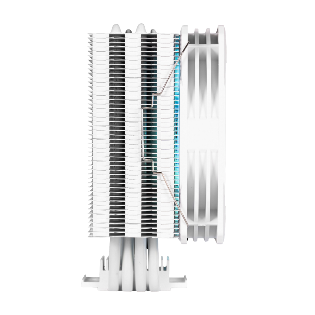 Gamdias Boreas E1-410 120mm ARGB CPU Air Cooler (White)