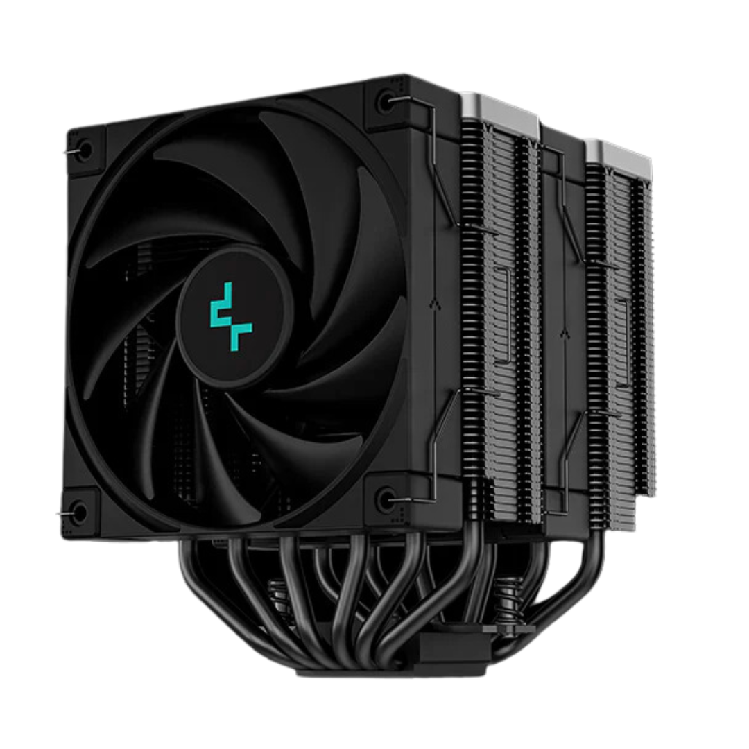 DeepCool Air Cooler AK620 ZERO DARK 120mm Fan 6 Heatpipes 1850 RPM 68.99 CFM 28 dB(A) 4-pin PWM