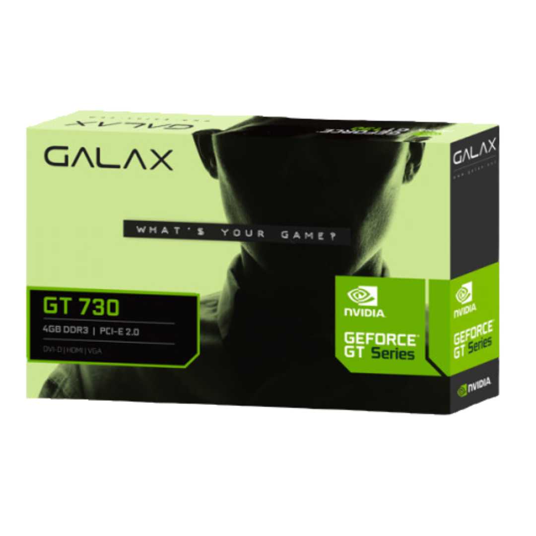 Galax GT 730 LP 4GB DDR3 Graphics Card - 128-bit, PCI-E 2.0 x8, 4096x2160@24Hz