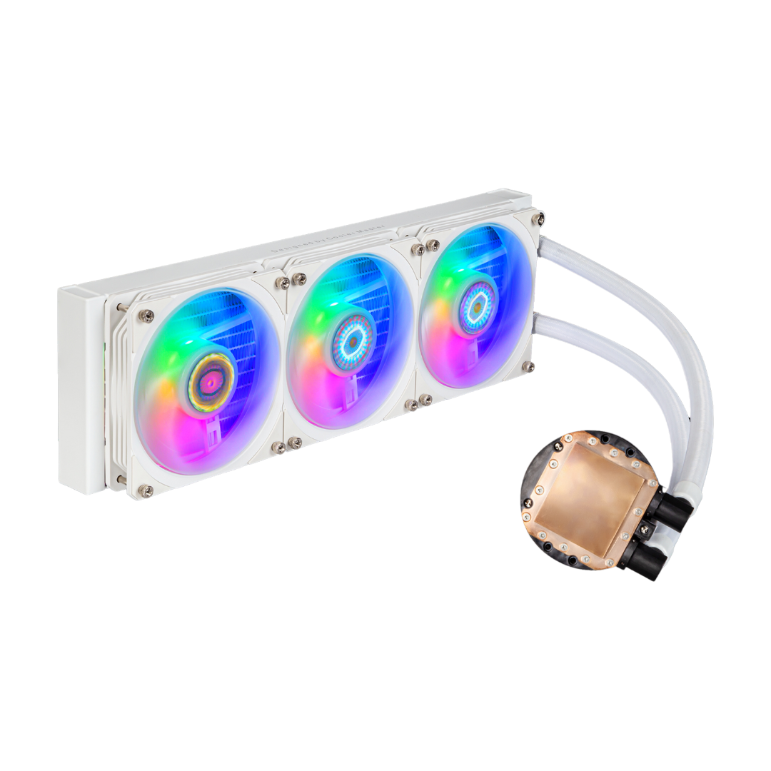 Cooler Master 360mm Liquid Cooler PL360 Flux White