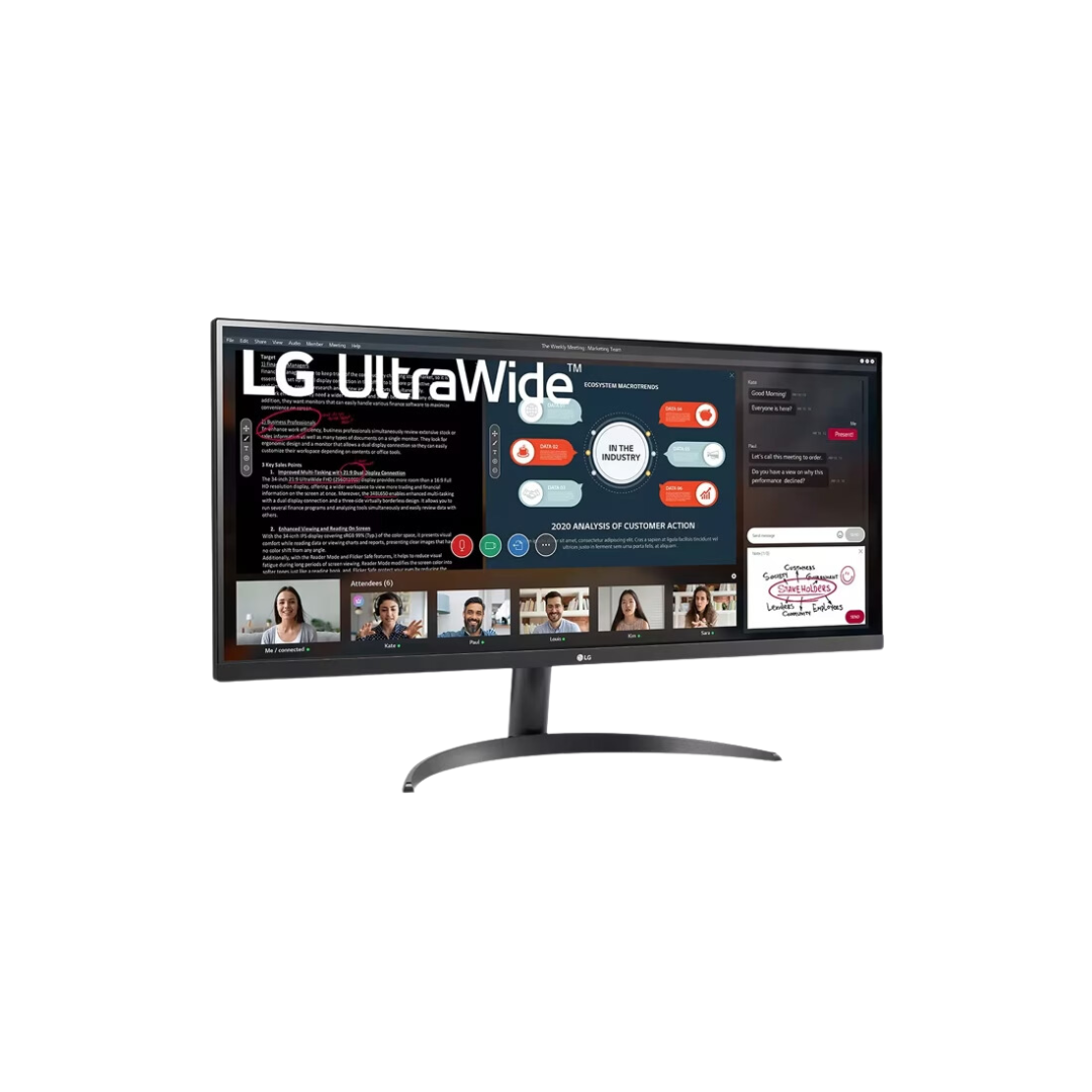 LG 34WP500 Ultrawide IPS Monitor with 2 HDMI and DP Port