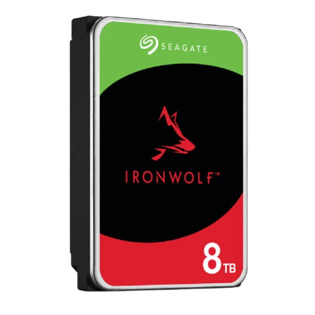 Seagate IronWolf 8TB NAS Internal Hard Drive - 3.5 Inch SATA 6Gb/s 7200 RPM 256MB Cache