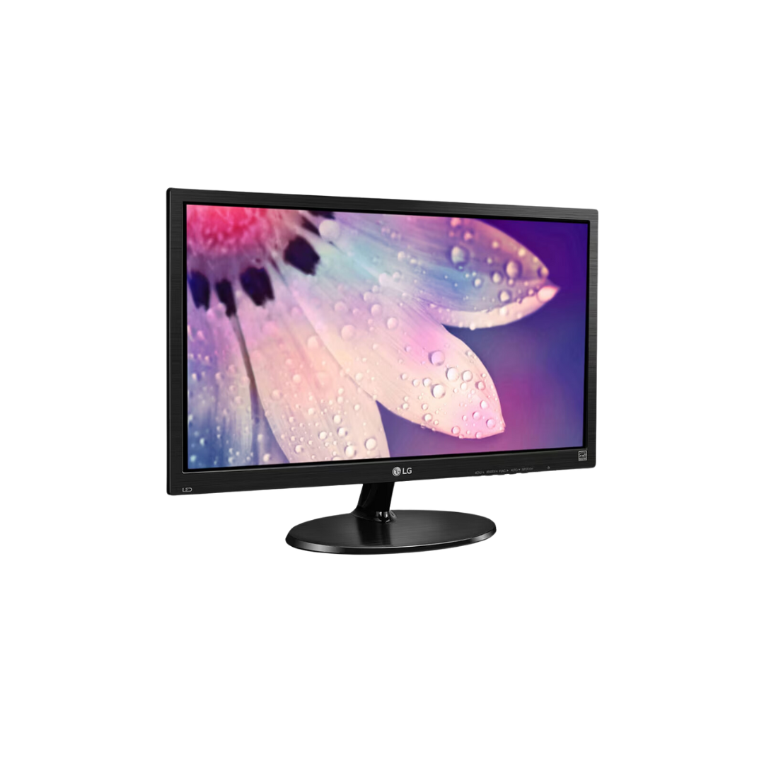 LG 19.5" HD TN Panel Monitor with HDMI & VGA Port, Wall Mount, 3 Year Warranty - 20M39H Black