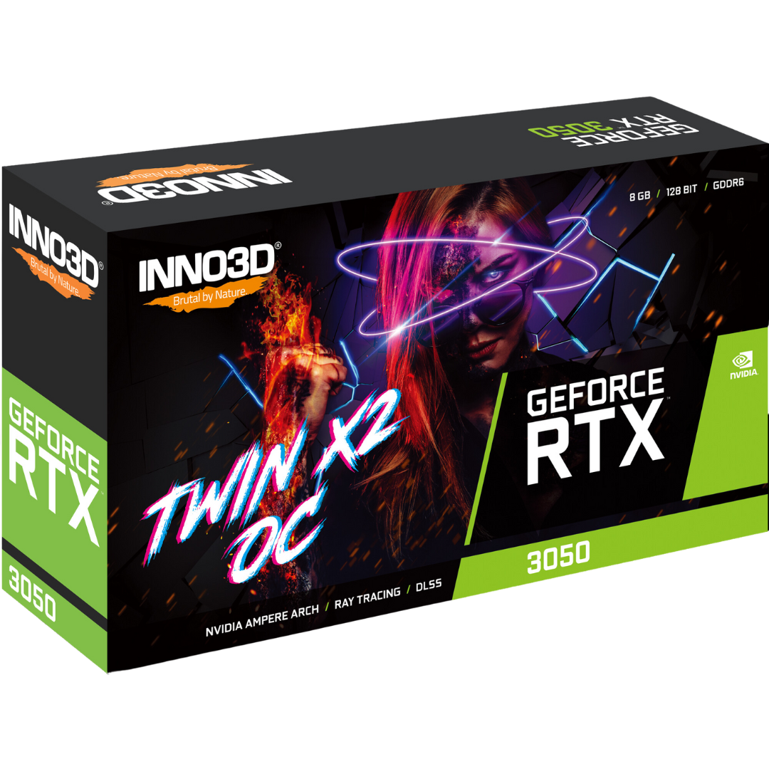 Inno3d RTX 3050 Twin X2 OC LHR 8GB Gaming Graphics Card